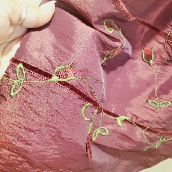 GEORGE Red Velvet Girls  formal dress size 6 - Picture 7 of 11